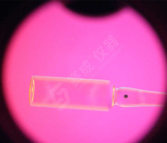 玻璃輸液瓶內應力測試原理示意圖 玻璃輸液瓶(píng)內應力測試原理示意圖